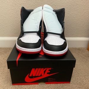 Jordan 1 “Satin Black Toe’s”